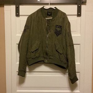 Army green Rails bomber jacket